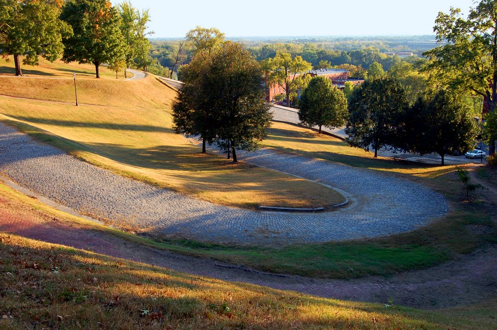 Libby Hill Park road in Church Hill area